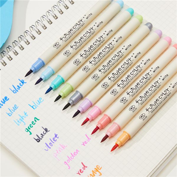 1/10pcs fabri color write brush pen calligraphy paint marker pens set drawing painting watercolor art supplies markers 04429
1/10pcs fabri color write brush pen calligraphy paint marker pens set drawing painting watercolor art supplies markers 04429
