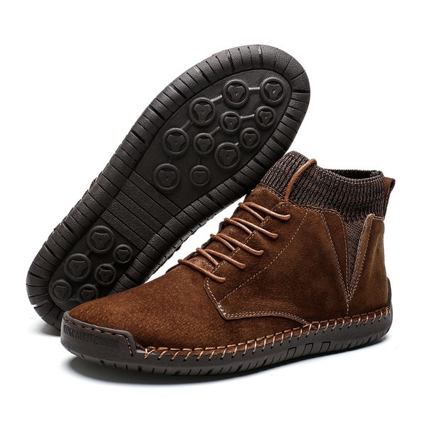 plus size suede snow waterproof winter leather ankle boots fur men shoes 201019, Black
plus size suede snow waterproof winter leather ankle boots fur men shoes 201019, Black
