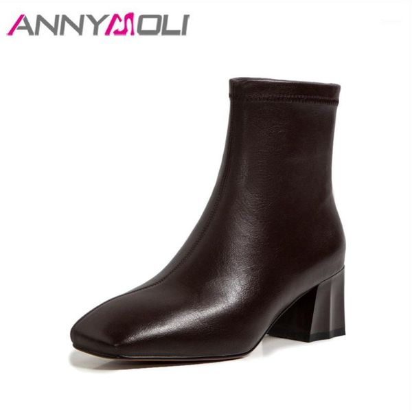 annymoli square toe ankle boots high heel woman boots block heel shoes zipper ladies short autumn black large size 34-401
annymoli square toe ankle boots high heel woman boots block heel shoes zipper ladies short autumn black large size 34-401