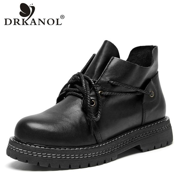 drkanol autumn winter handmade genuine leather boots women ankle boots warm shoes thick heel motorcycle boots female footwear lj201030, Black
drkanol autumn winter handmade genuine leather boots women ankle boots warm shoes thick heel motorcycle boots female footwear lj201030, Black