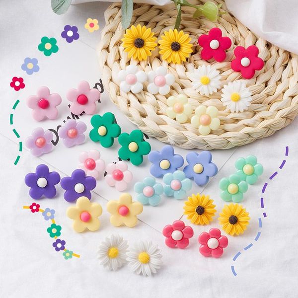 stud cute resin daisy flower earring for women girls fashion korean sweet style earrings jewelry party gifts, Golden;silver
stud cute resin daisy flower earring for women girls fashion korean sweet style earrings jewelry party gifts, Golden;silver