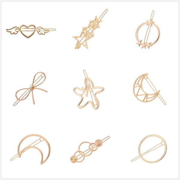 fashion women golden geometric patterns hair clips alloy barrettes hairpins hairgrips girls headwear hair accessories, Golden;silver
fashion women golden geometric patterns hair clips alloy barrettes hairpins hairgrips girls headwear hair accessories, Golden;silver
