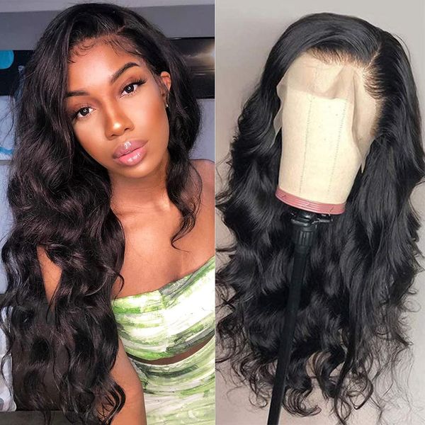 lx brand side part natural body wave lace front wigs for women cosplay synthetic lace front wig pelucas de mujer long wavy wigfactory direct, Black
lx brand side part natural body wave lace front wigs for women cosplay synthetic lace front wig pelucas de mujer long wavy wigfactory direct, Black