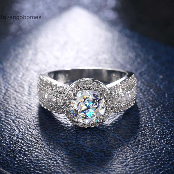 diamond cao shi's classic ring star studded zirconium, Silver
diamond cao shi's classic ring star studded zirconium, Silver
