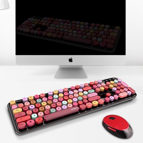 new fashion gift colorful lipstick 2.4 wireless mechanical gaming keyboard mouse combos
new fashion gift colorful lipstick 2.4 wireless mechanical gaming keyboard mouse combos