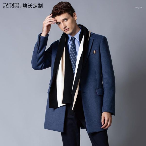 2020 winter tailored men's thick cashmere wool coat business fashion casual long warm overcoat jackets male clothes blue m-4xl1, Black
2020 winter tailored men's thick cashmere wool coat business fashion casual long warm overcoat jackets male clothes blue m-4xl1, Black
