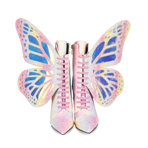 mkkhou fashion short boots 2020 new pointy sequin lacing detachable butterfly 10/12 cm high heel boots for women sizes 34-45, Black
mkkhou fashion short boots 2020 new pointy sequin lacing detachable butterfly 10/12 cm high heel boots for women sizes 34-45, Black