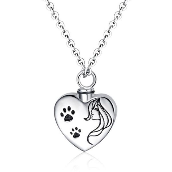 chains love footprints ashes necklace for lovers, an ashtray souvenir pet/human footprint commemorative cremation pendant, Silver
chains love footprints ashes necklace for lovers, an ashtray souvenir pet/human footprint commemorative cremation pendant, Silver