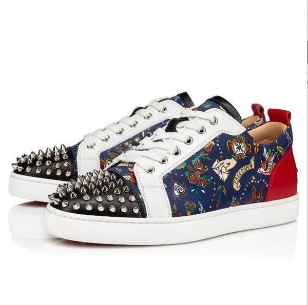favorite low junior spikes red bottom sneaker for woman,man trainers flower printed leather red soles casual skate shoes, Black
favorite low junior spikes red bottom sneaker for woman,man trainers flower printed leather red soles casual skate shoes, Black
