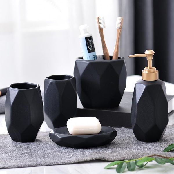bathroom ceramic wash set five-piece bathroom sets lotion bottle toothbrush holder soap dish mouth cup
bathroom ceramic wash set five-piece bathroom sets lotion bottle toothbrush holder soap dish mouth cup