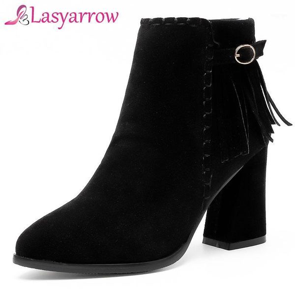 boots lasyarrow woman shoes botas classic fashion fringe winter tassel high-quality ankle slip-resistant female f1901, Black
boots lasyarrow woman shoes botas classic fashion fringe winter tassel high-quality ankle slip-resistant female f1901, Black