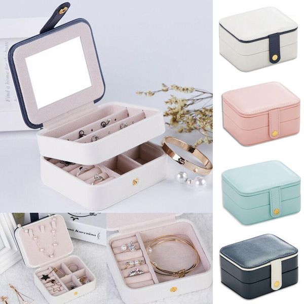 new jewelry organizer display travel jewelry case boxes portable box zipper leather storage joyeros organizador de joyas1, Pink;blue
new jewelry organizer display travel jewelry case boxes portable box zipper leather storage joyeros organizador de joyas1, Pink;blue