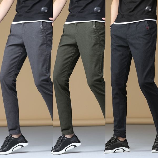 spring new casual pants loose straight tube elastic black simple men's trousers do not stick hair chinos trousersmen's pants trous, Blue
spring new casual pants loose straight tube elastic black simple men's trousers do not stick hair chinos trousersmen's pants trous, Blue