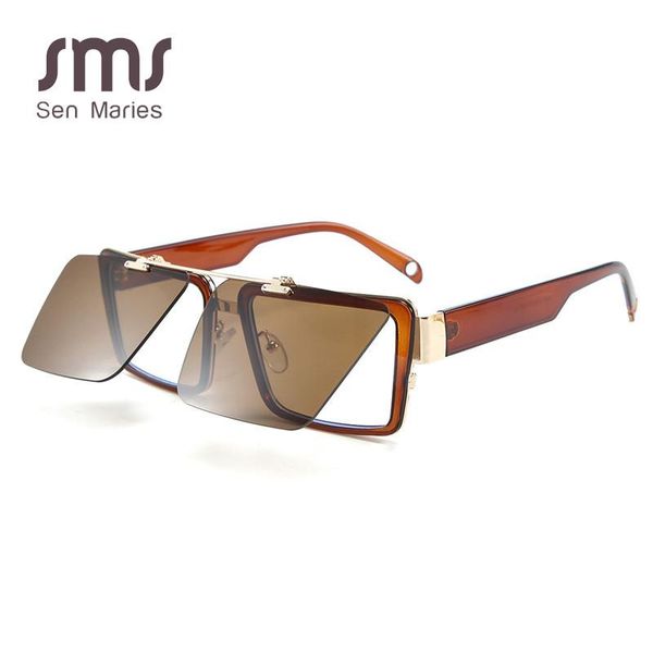 vintage steampunk flip sunglasses women new retro square sun glasses for men female black purple glasses oculos, White;black
vintage steampunk flip sunglasses women new retro square sun glasses for men female black purple glasses oculos, White;black