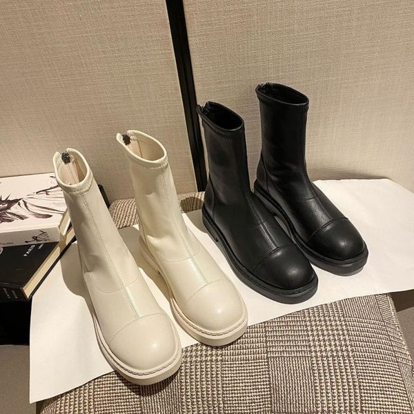 shoes white boots winter footwear booties woman 2020 low heel boots-women luxury designer round toe lolita rubber mid, Black
shoes white boots winter footwear booties woman 2020 low heel boots-women luxury designer round toe lolita rubber mid, Black