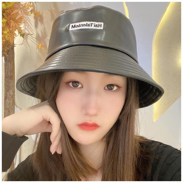stingy brim hats autumn and winter hat british leisure all-match leather basin street fashion bucket pu fisherman, Blue;gray
stingy brim hats autumn and winter hat british leisure all-match leather basin street fashion bucket pu fisherman, Blue;gray