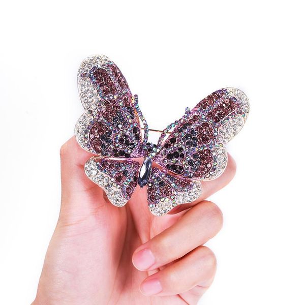 tuliper butterfly brooch for women animal insect pin crystal pendant wedding party mujer broche femme kpop fashion jewelry 201009, Gray
tuliper butterfly brooch for women animal insect pin crystal pendant wedding party mujer broche femme kpop fashion jewelry 201009, Gray