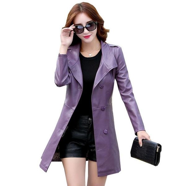 women's leather & faux jackets women plus size korean-style slim-fit jacket locomotive autumn, Black
women's leather & faux jackets women plus size korean-style slim-fit jacket locomotive autumn, Black