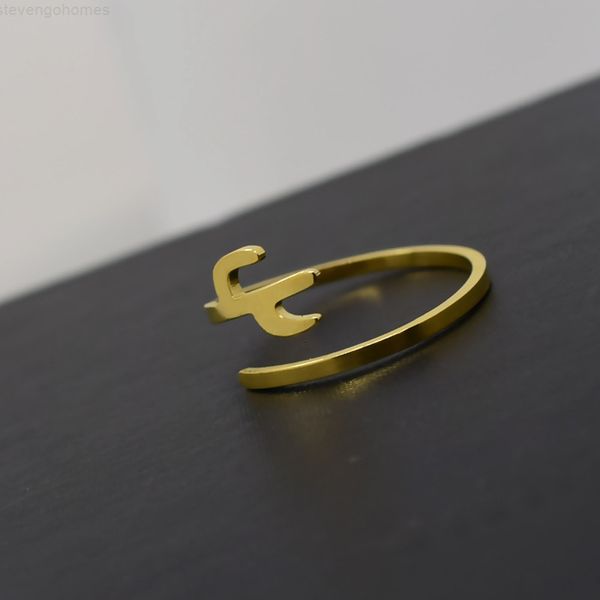 steel europe and the united states popular, titanium jewelry simple personality open cactus ring rose gold, Silver
