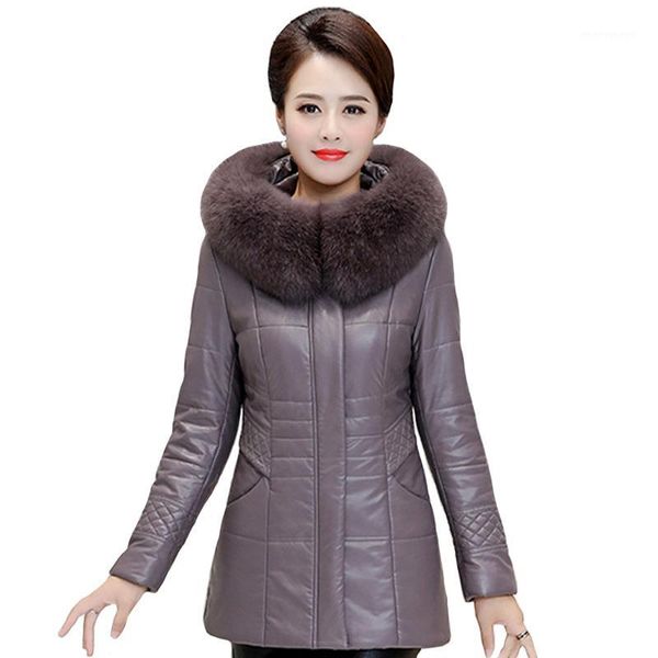 women's down & parkas plus size 8xl winter women coat short leather jacket fur collar thick warm pu hooded coat1, Black
women's down & parkas plus size 8xl winter women coat short leather jacket fur collar thick warm pu hooded coat1, Black