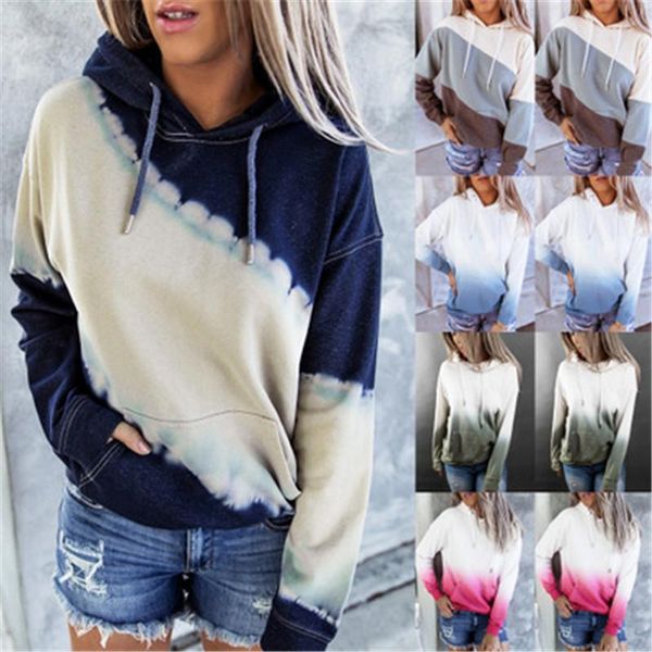 tie-dye ladies hoodies fashion trend long sleeve drawstring hooded designer autumn female new casual loose pullover hoodies, Black
tie-dye ladies hoodies fashion trend long sleeve drawstring hooded designer autumn female new casual loose pullover hoodies, Black