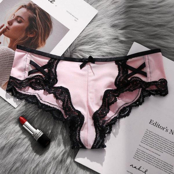 women's panties lace women bow fashion underpants tempting pretty briefs cotton low waist cute thong underwear hipster lingerie rk n, Black;pink
women's panties lace women bow fashion underpants tempting pretty briefs cotton low waist cute thong underwear hipster lingerie rk n, Black;pink