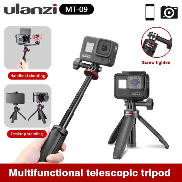 ulanzi mt-09 extend vlog tripod portable mini tripod travel for hero 8 7 6 5 black session osmo action camera
ulanzi mt-09 extend vlog tripod portable mini tripod travel for hero 8 7 6 5 black session osmo action camera