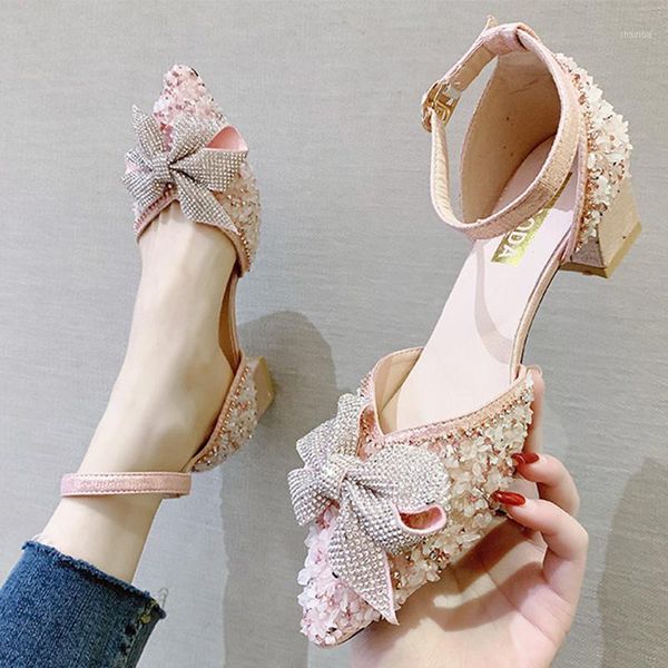 sandals sweet crystal bow-knot women closed heels woman slippers chunky high shoes fairy pointed toe femmes sandales 20211, Black
sandals sweet crystal bow-knot women closed heels woman slippers chunky high shoes fairy pointed toe femmes sandales 20211, Black