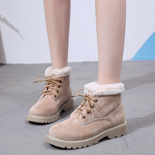 winter woman shoes 2021 new british style thick heel lace-up fashion ankle boot lady plus velvet warm non-slip boots1, Black
winter woman shoes 2021 new british style thick heel lace-up fashion ankle boot lady plus velvet warm non-slip boots1, Black