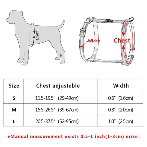 reflective nylon dog harness adjustable pet walking harnesses vest for small medium large dogs 4 colo bbyaho
reflective nylon dog harness adjustable pet walking harnesses vest for small medium large dogs 4 colo bbyaho