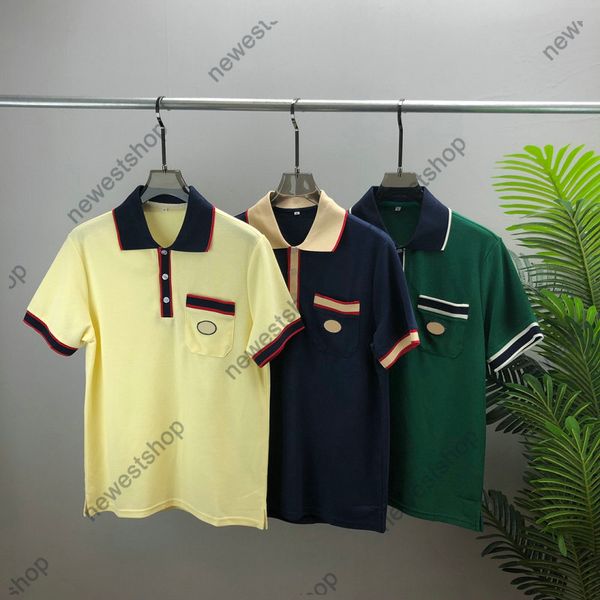 2022 spring europe mens polos luxury men short sleeve embroidery letter print casual t shirts summer turn-down collar stripe loose style clo, White;black
2022 spring europe mens polos luxury men short sleeve embroidery letter print casual t shirts summer turn-down collar stripe loose style clo, White;black