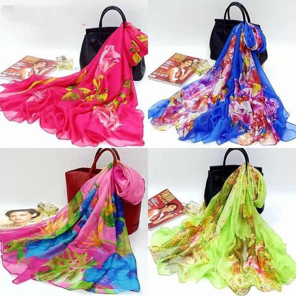 Spring Summer Chiffon Flower Scarf Women Print hair Scarves 140*200cm Office Ladies Shawl Bandanna Muslim Hijab Handkerchief, Blue;gray
Spring Summer Chiffon Flower Scarf Women Print hair Scarves 140*200cm Office Ladies Shawl Bandanna Muslim Hijab Handkerchief, Blue;gray