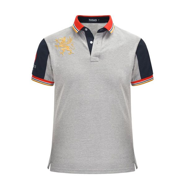 figure trivial mesh beads pure cotton lapel short european and american men's polo shirt short sleeves, White;black
figure trivial mesh beads pure cotton lapel short european and american men's polo shirt short sleeves, White;black
