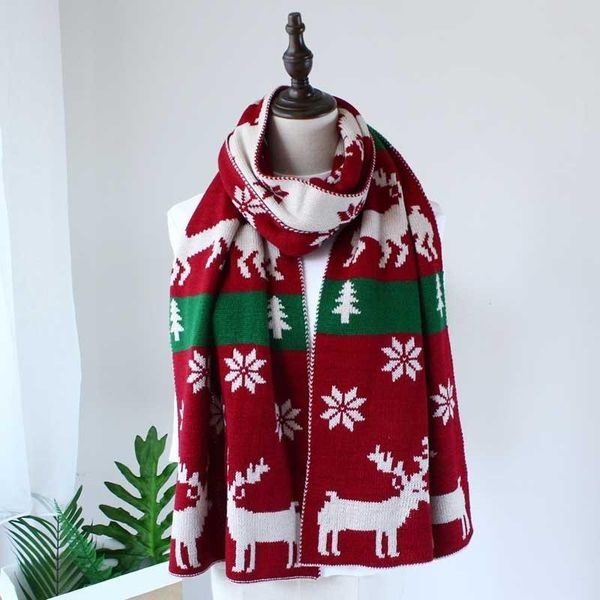scarves christmas knitted scarf double-sided ladies japanese style sweet snowflake deer autumn winter warm 200*40 cm high quality, Blue;gray
scarves christmas knitted scarf double-sided ladies japanese style sweet snowflake deer autumn winter warm 200*40 cm high quality, Blue;gray