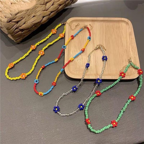 new bohemia handmade choker necklace boho elegant colorful flower beaded necklace for women jewelry collares de moda 2020, Golden;silver
new bohemia handmade choker necklace boho elegant colorful flower beaded necklace for women jewelry collares de moda 2020, Golden;silver