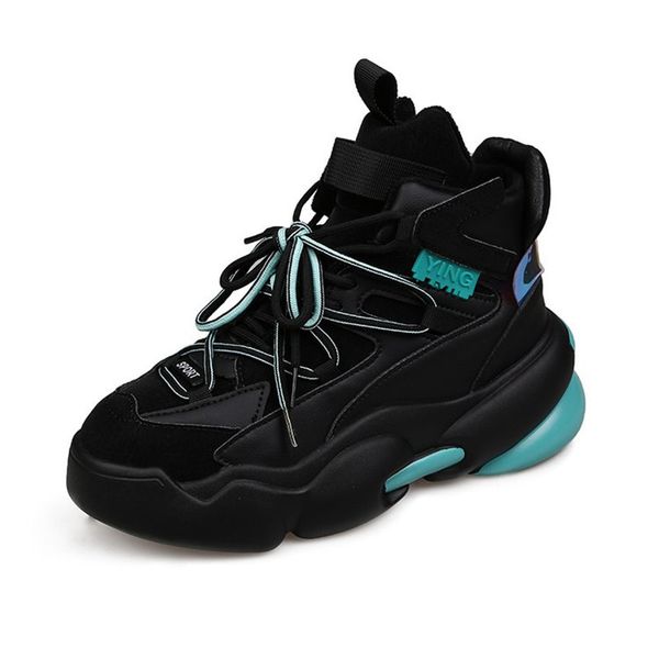 2021 new autumn female chunky high black shoes comfortable boots mujer hl4q, Black;white
2021 new autumn female chunky high black shoes comfortable boots mujer hl4q, Black;white