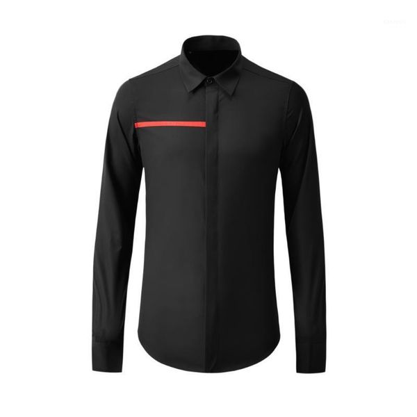 2020 new front and back ribbon fashion simple men long sleeve casual shirts patchwork plus size l xl 2xl 3xl 4xl1, White;black
2020 new front and back ribbon fashion simple men long sleeve casual shirts patchwork plus size l xl 2xl 3xl 4xl1, White;black