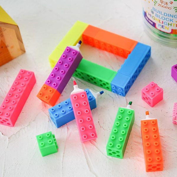 12шт творческий building blocks highlighter pen маркировка canetas learn канцелярские обучение kawai граффити флуоресцентный ручки bbyrkq, Blue;orange
12шт творческий building blocks highlighter pen маркировка canetas learn канцелярские обучение kawai граффити флуоресцентный ручки bbyrkq, Blue;orange