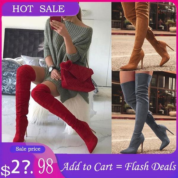 natascha women boots flock over the knee boots party fashion women shoes thin high heel pointed toe spring/autumn zip1, Black
natascha women boots flock over the knee boots party fashion women shoes thin high heel pointed toe spring/autumn zip1, Black