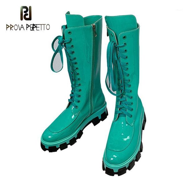 boots prova perfetto candy color shiny lace-up platform female ins thin increased heel mid-calf women boot1, Black
boots prova perfetto candy color shiny lace-up platform female ins thin increased heel mid-calf women boot1, Black