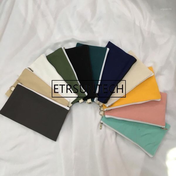 50pcs coloful blank canvas zipper pencil cases pen pouches cotton cosmetic bags makeup bags mobile phone clutch bag organizer1
50pcs coloful blank canvas zipper pencil cases pen pouches cotton cosmetic bags makeup bags mobile phone clutch bag organizer1