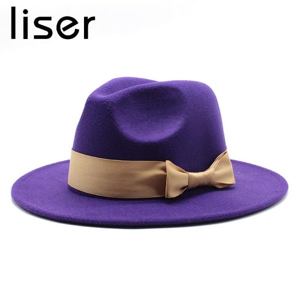 stingy brim hats liser four seasons women fedora jazz style woolen bow tie decoration outdoor fashion trends high quality, Blue;gray
stingy brim hats liser four seasons women fedora jazz style woolen bow tie decoration outdoor fashion trends high quality, Blue;gray
