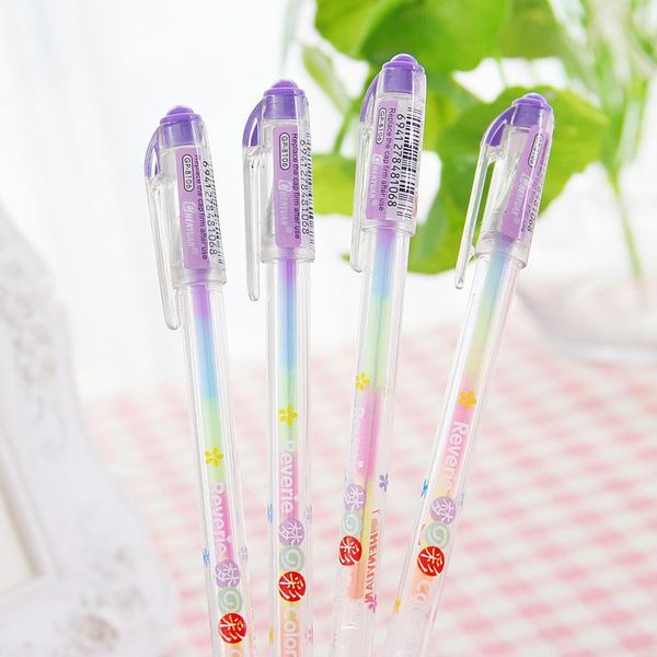 4 pcs set rainbow pen six in one 6 colors gel pen school office supplies stationery learning supplie child gift marking pen h bbyqwe, Black;red
4 pcs set rainbow pen six in one 6 colors gel pen school office supplies stationery learning supplie child gift marking pen h bbyqwe, Black;red