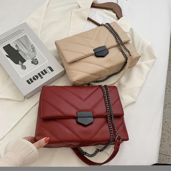 fashion women lattice pattern handbag pu leather handle chain shoulder bags casual messenger bag flap large capacity totes
fashion women lattice pattern handbag pu leather handle chain shoulder bags casual messenger bag flap large capacity totes