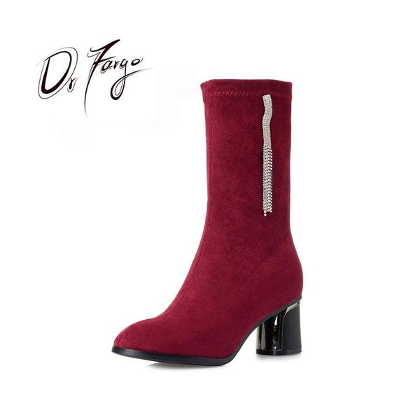 drfargo stretch fabric boots winter shoes women crystal tassel flock mid calf boots for women square heel plush padded warm shoe, Black
drfargo stretch fabric boots winter shoes women crystal tassel flock mid calf boots for women square heel plush padded warm shoe, Black