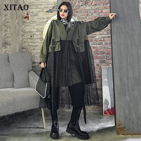 xitao mesh patchwork jacket women loose fashion irregular personality new autumn plus size women clothes streetwear zp2998 201017, Black;brown
xitao mesh patchwork jacket women loose fashion irregular personality new autumn plus size women clothes streetwear zp2998 201017, Black;brown