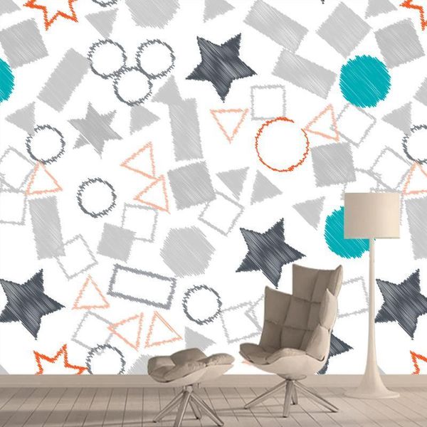 custom any size cartoon geometric 3d wallpaper wall papers home decor for kids living room bedroom wallpapers house murals rolls1
custom any size cartoon geometric 3d wallpaper wall papers home decor for kids living room bedroom wallpapers house murals rolls1