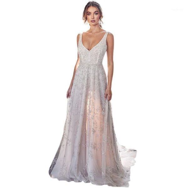 casual dresses lace deep v long dress women elegant party maxi summer female1, Black;gray
casual dresses lace deep v long dress women elegant party maxi summer female1, Black;gray