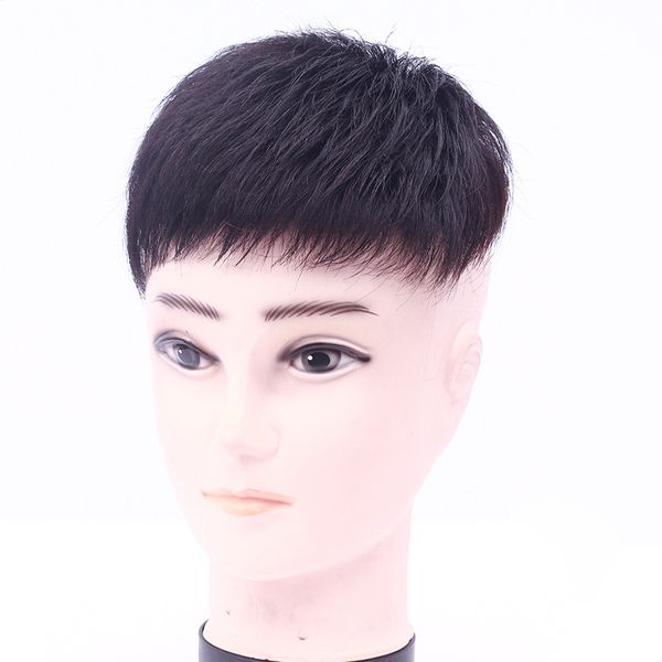 men's short hair head replacement piece male wig piece bald forehead men's real hair replacement piece wig hand-woven heart, Black;brown
men's short hair head replacement piece male wig piece bald forehead men's real hair replacement piece wig hand-woven heart, Black;brown