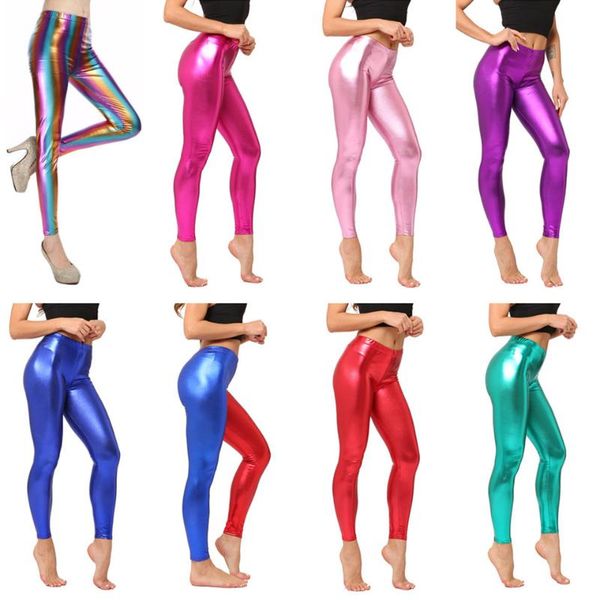 women's leggings 2021 imitation leather women candy color fluorescent pants sexy&club low waist bronzing leggins hk-163, Black
women's leggings 2021 imitation leather women candy color fluorescent pants sexy&club low waist bronzing leggins hk-163, Black